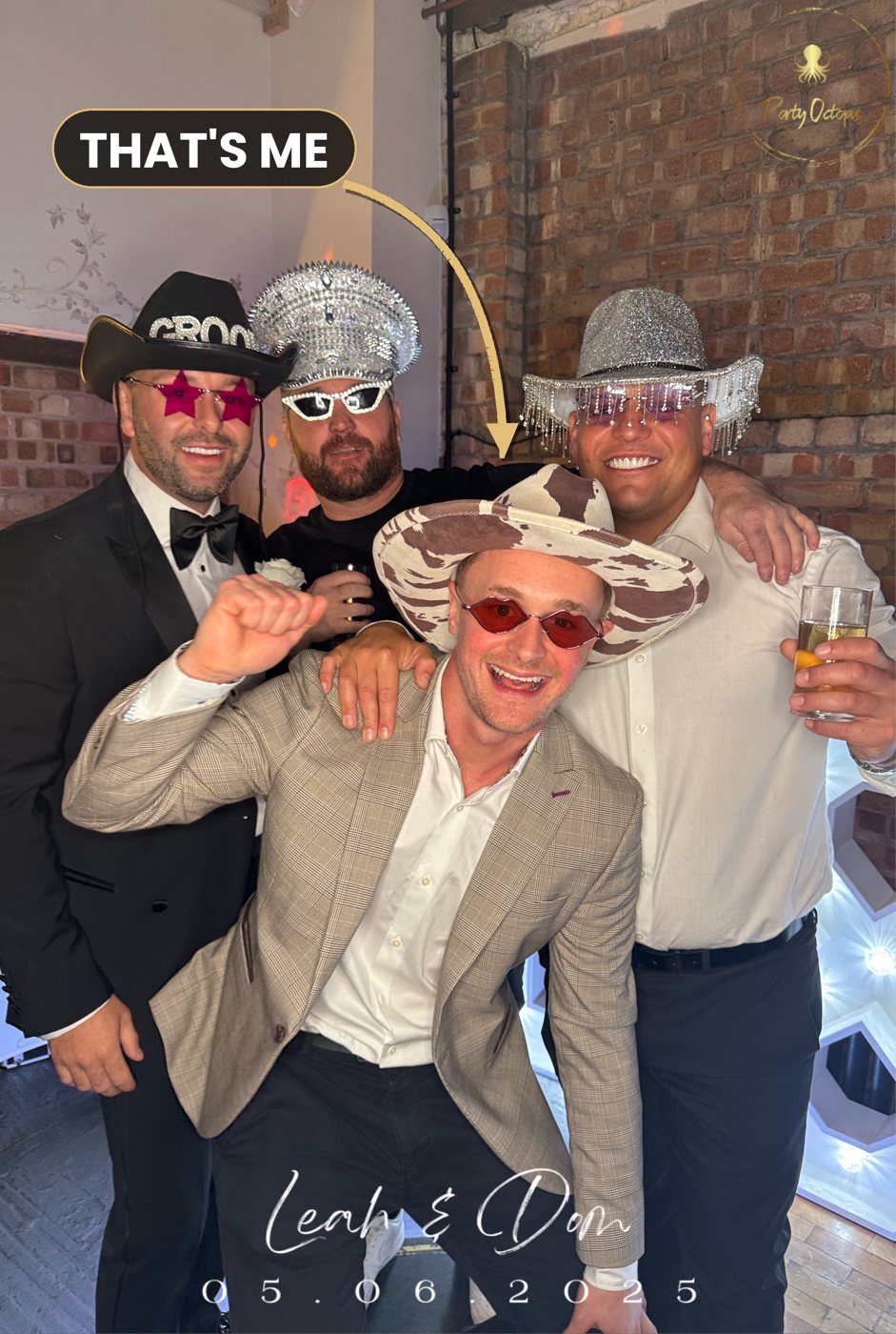 Charlie, founder of Party Octopus, on the 360 photo booth platform